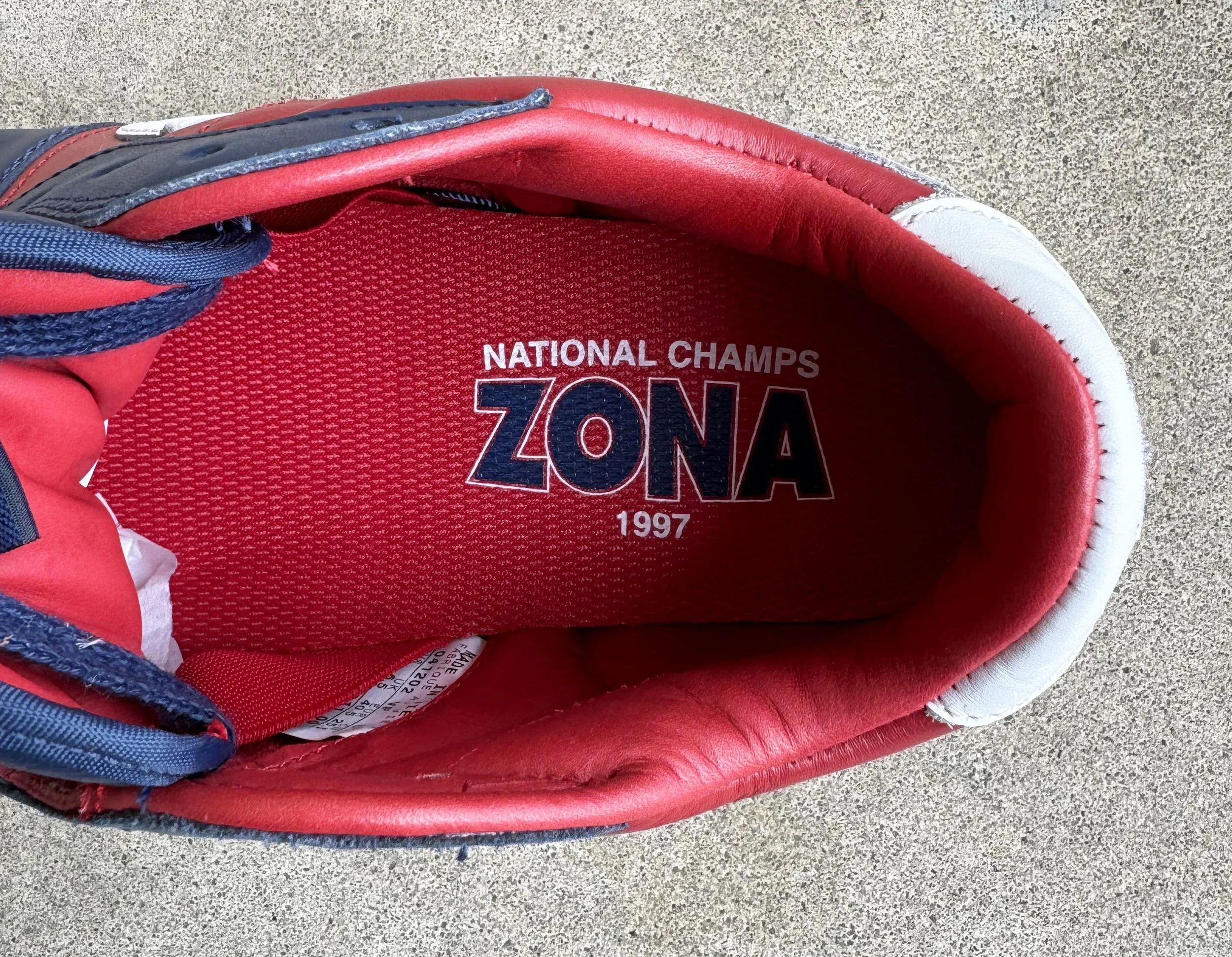 Nike Zoom Terminator Low Varsity Red / Navy (Size 7.5) DS 